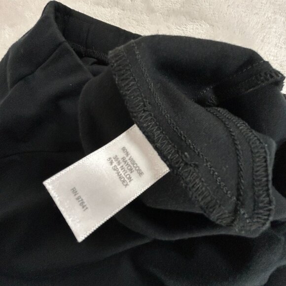 J. Jill Womens Black Slim Leg Ponte Ankle Pants Large Mid-Rise Pull-On Knit - Picture 4 of 10